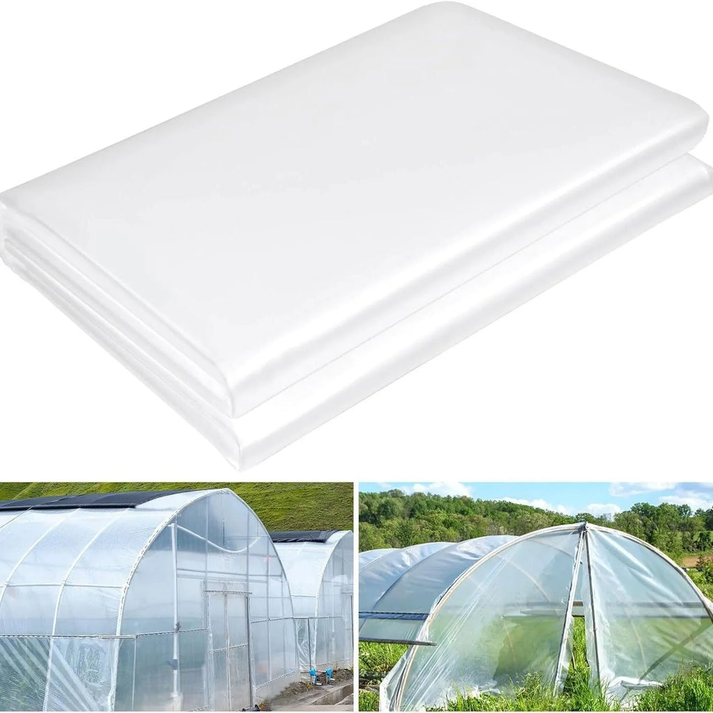 Plastic greenhouse film measuring 4m by 8m for vegetable shed insulation and cold protection