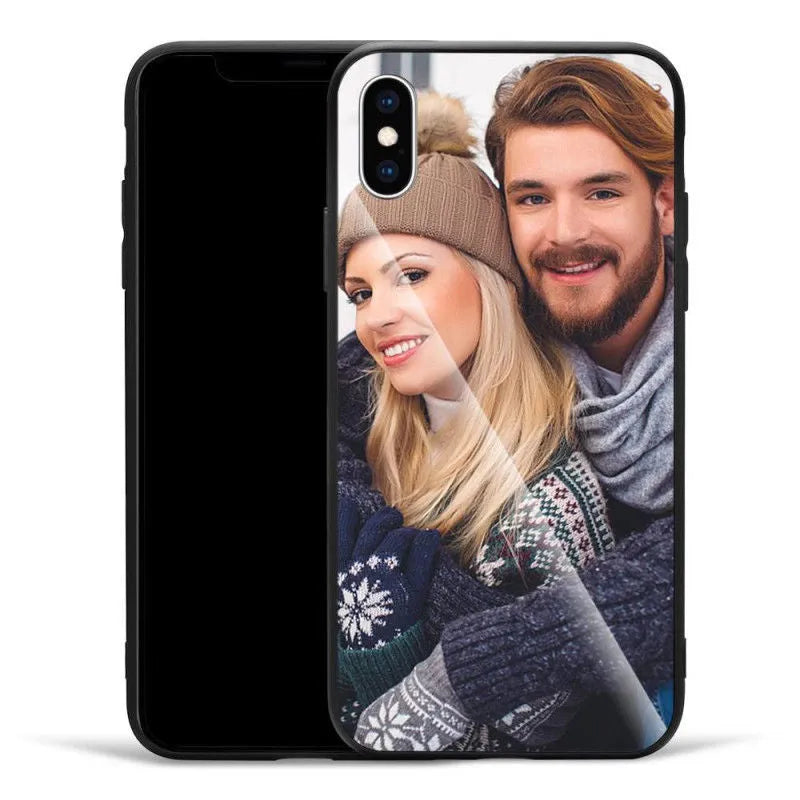 iPhone case with raised bumper edge protecting camera and screen, showing precise port cutouts and thin 0.8mm profile