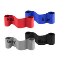 Fitness elbow joint resistance bandage in red, grey, blue, or black colours, available in S, M, L sizes for boxing and exercise support.