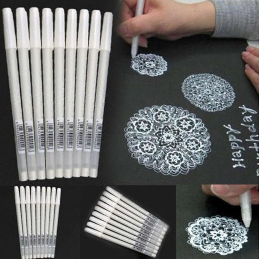Touchnew highlight pen with 0.8mm tip for hand-painted stroke work in three metallic colours