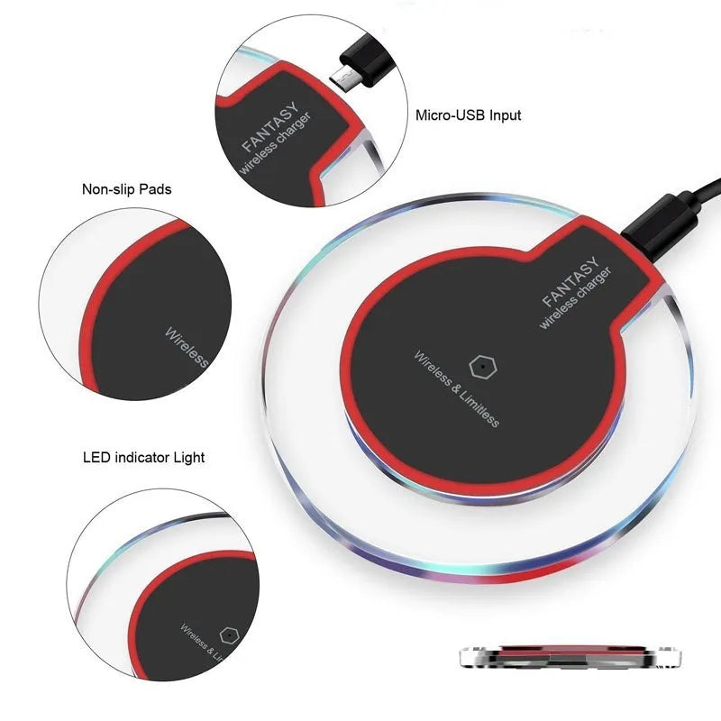 Qi wireless charging receiver module for Samsung iPhone Android compatibility