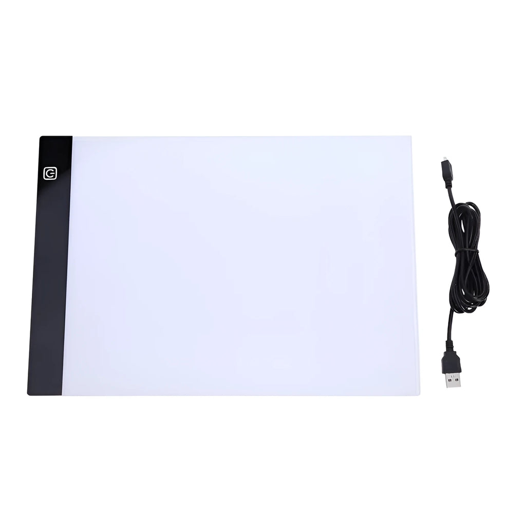 A4 LED artist tracing table with acrylic screen, touch switch and USB connection