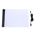 A4 LED artist tracing table with acrylic screen, touch switch and USB connection