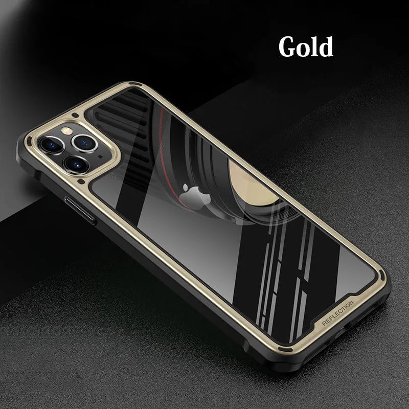 Silicone transparent iPhone 11 case showing PU+TPU construction with precise port cutouts and 0.5mm raised edges