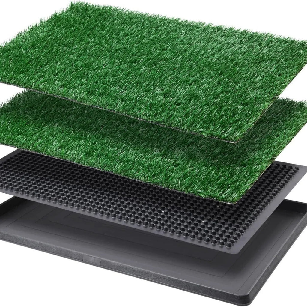 Particle dog toilet emulational lawn in PE, small 40.6 x 51cm, medium 51 x 64cm, large 51 x 76cm