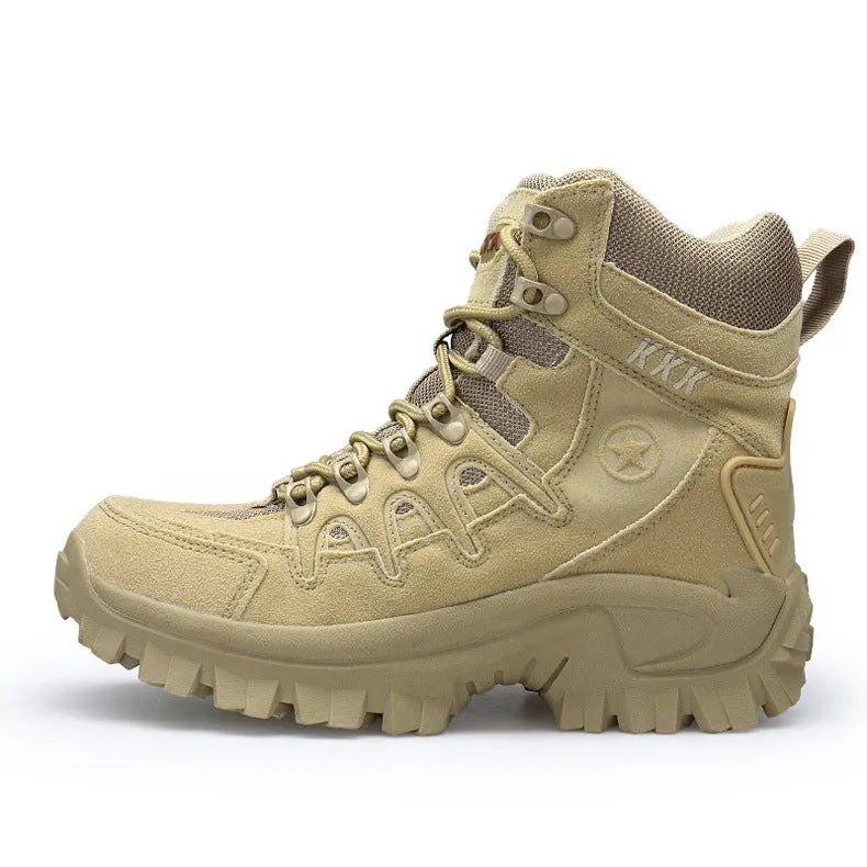 US Army Delta Tactical Boots in black colour with non-slip rubber soles for outdoor activities