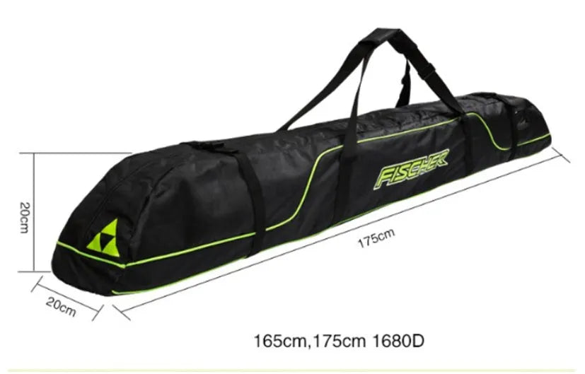 Waterproof Oxford fabric ski gear bag in 165cm and 175cm sizes for winter sports travel and storage