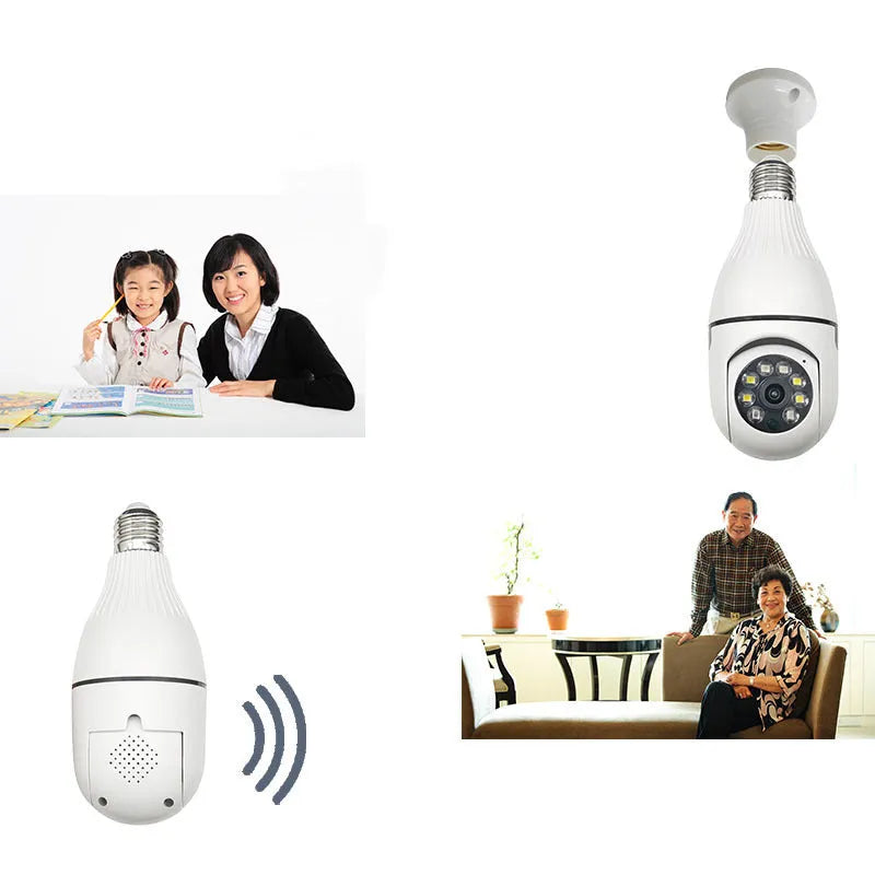 Minions model wireless intelligent surveillance camera on a stand with wide-angle lens