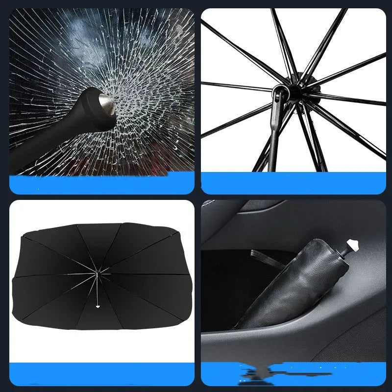 Ice crystal skylight thermal insulation accessories with silver tape material for vehicles