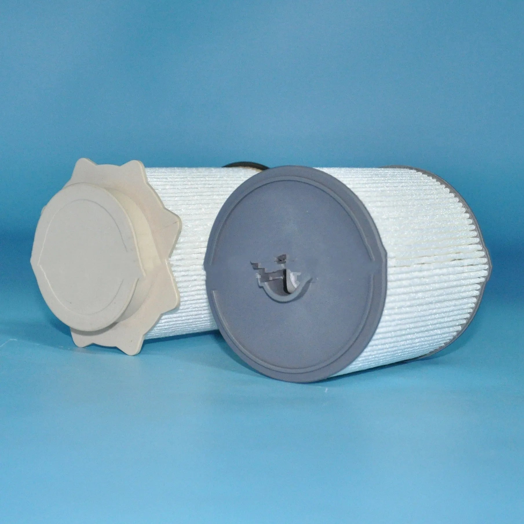 RAM truck fuel filter kit with white housing showing filter element and sealing components