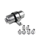 Aluminium universal petrol fuel filter bracket with magnet in choice of six colours.