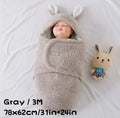 Baby wearing adjustable cotton swaddle sleep sack with velcro closure
