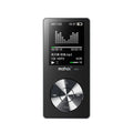 Gold MP3 player with 1.8-inch screen, metal body, and 3.5mm jack for lossless audio playback