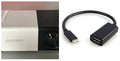 HD 1080P mini projector in black, blue, or yellow with compact design measuring 126.4*85.8*47.7mm