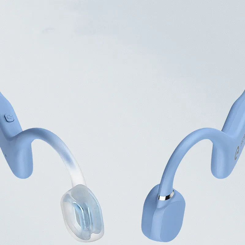 Bone conduction Bluetooth headset in hanging neck design with wireless sensor for sports running