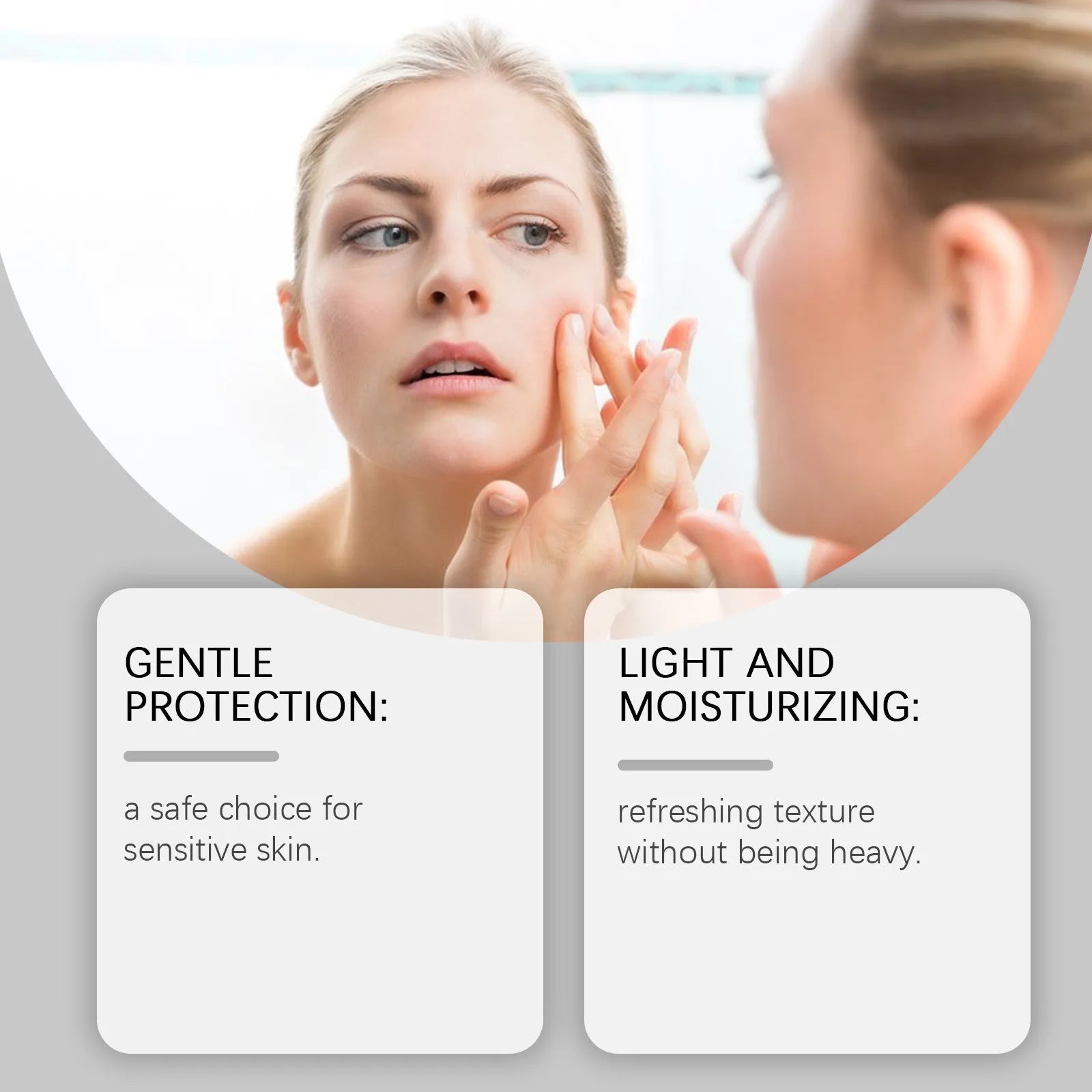 70g tube of non-oily protective face cream with collagen and coffee extract