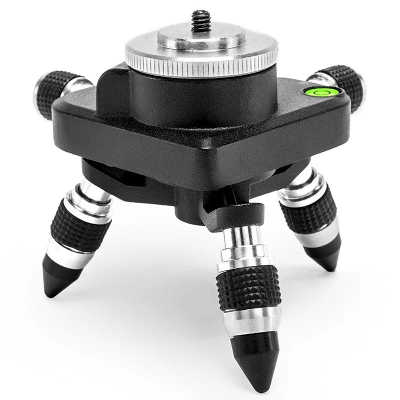 Black aluminium alloy spirit level base accessory YL-30 model with 15cm by 12cm dimensions