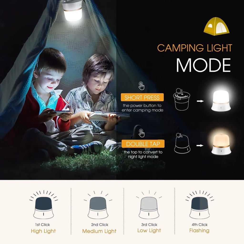 White bedside nursing night light with touch controls for dimming and colour selection.