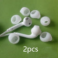 Black and white silicone earphone sleeves for Samsung Galaxy S6 Edge G9200 G9250 G920A models