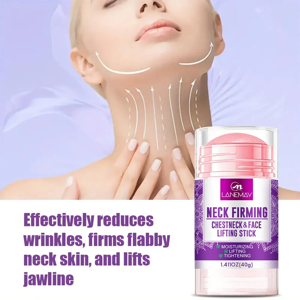 40g jar of neck firming cream with anti-wrinkle and brightening properties