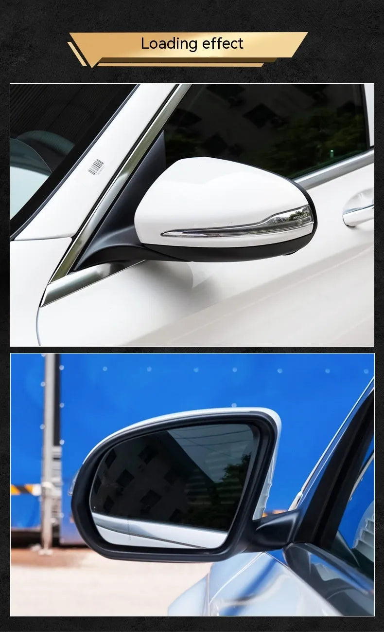 Mercedes-Benz C-Class W205 rearview mirror assembly replacement part with ABS construction