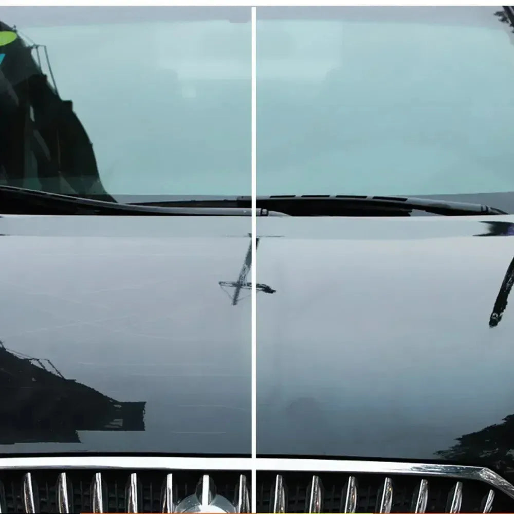 Automotive coating agent spray bottle for car care with quick polishing and water repellent functions