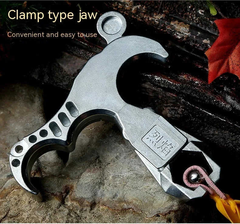 Alloy Release Aid Two-axis Harpoon Clip for archery bowstring release with zinc alloy construction