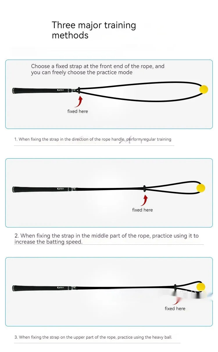 Black silicone elastic golf swing trainer for physical correction action practice