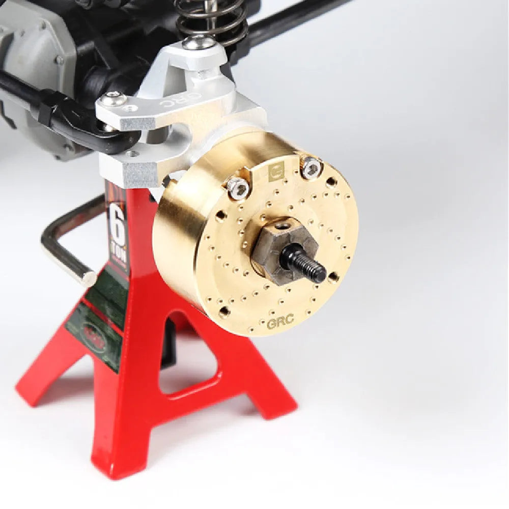 Brass gearbox cover metal accessory for model axle door side