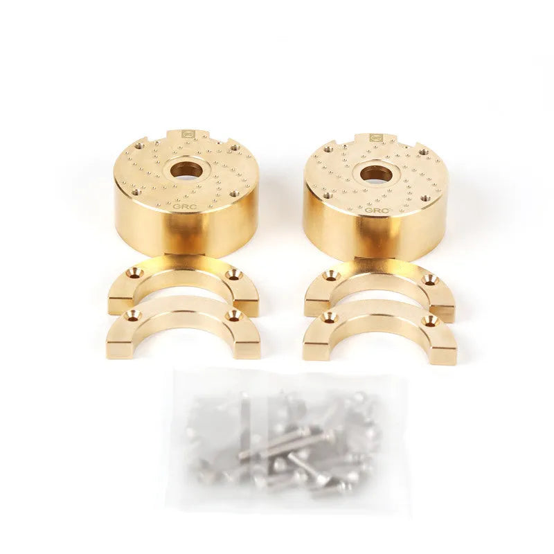 Brass gearbox cover metal accessory for model axle door side
