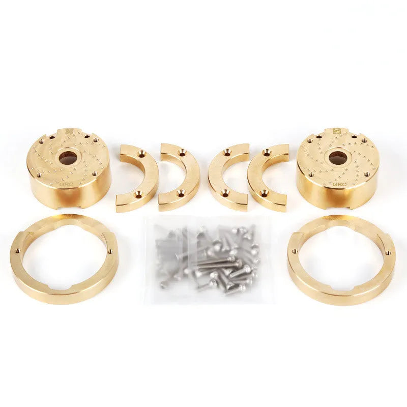 Brass gearbox cover metal accessory for model axle door side