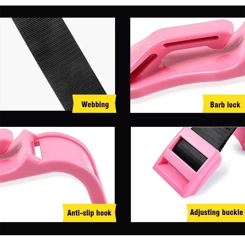 Universal car safety belt buckle adapter for pregnant women in black, green, pink, or white colours
