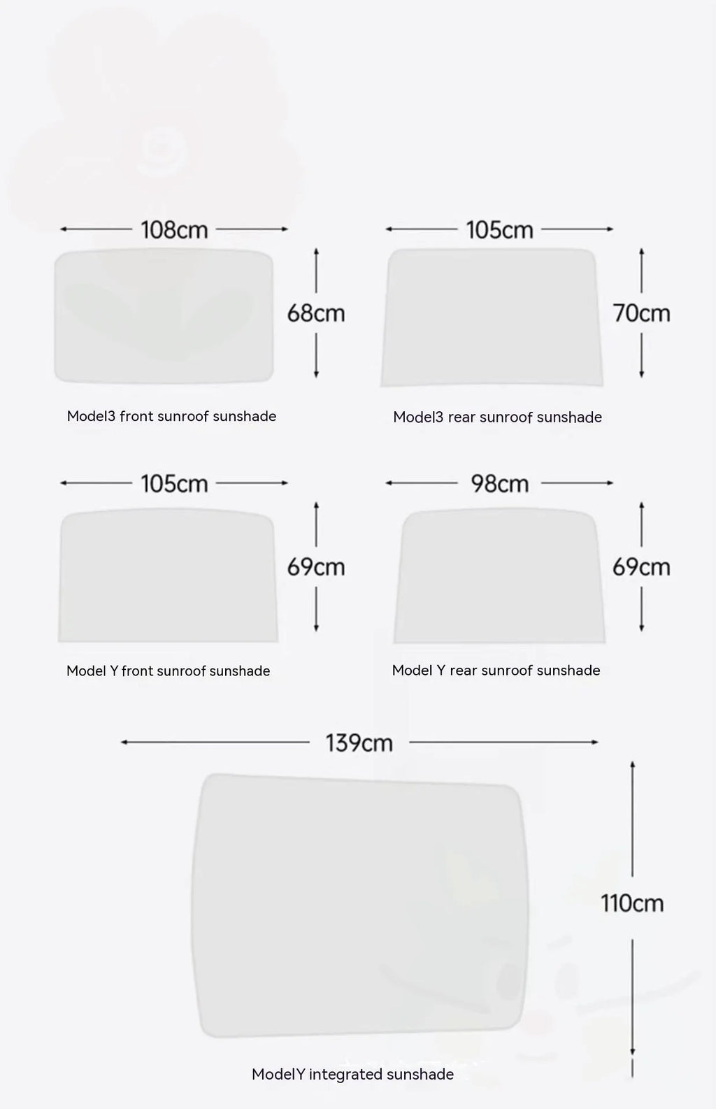 Silicone electrostatic adsorption car sunshade with plaid pattern in black