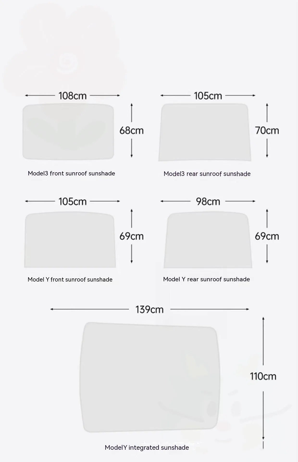 Silicone electrostatic adsorption car sunshade with plaid pattern in black
