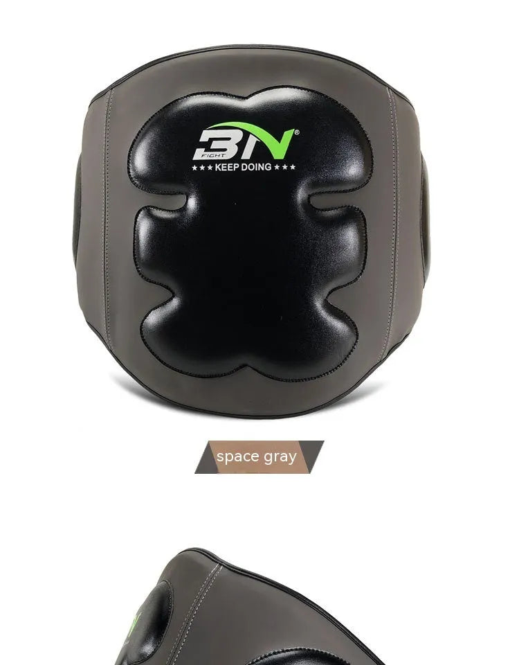 Sanda boxing chest protection target for waist protection in dark grey colour