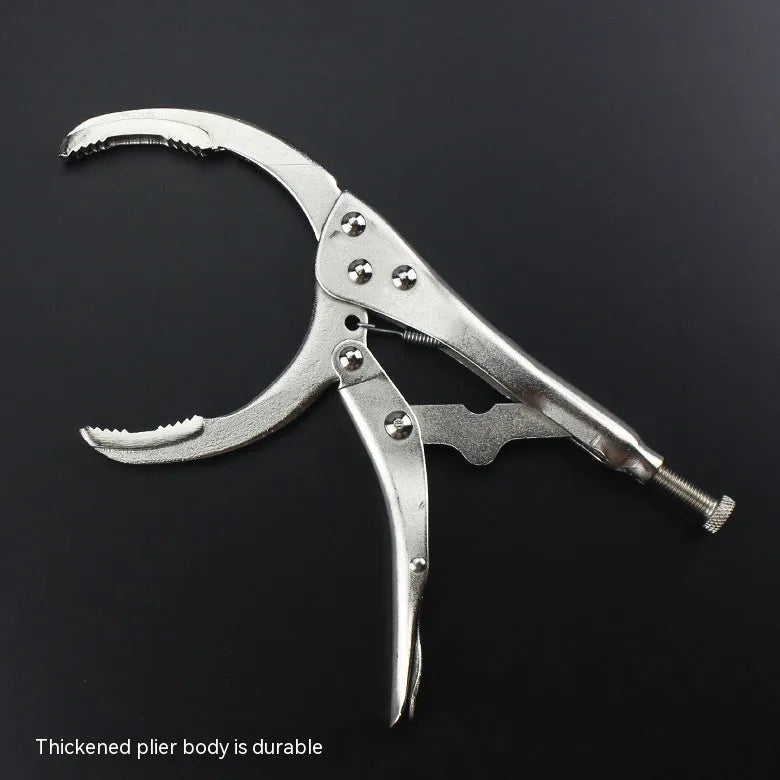 Clamp oil filter wrench with vise grips for 50-110mm automotive filters