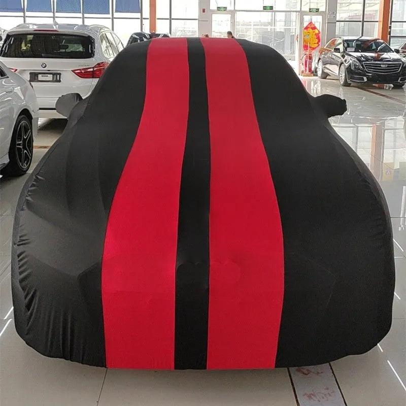 Ford Mustang car cover with elastic hem in six colour options