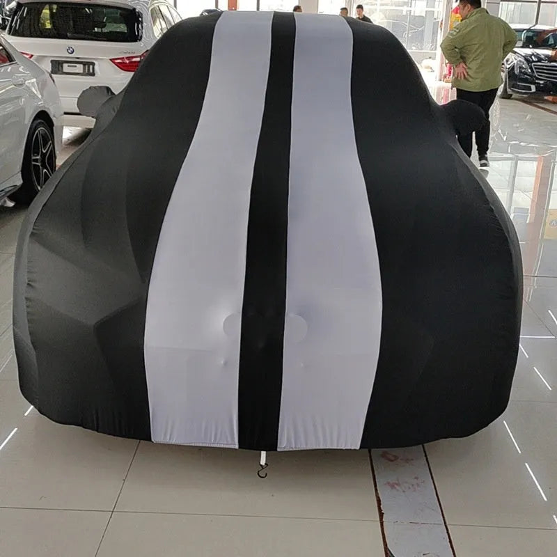 Ford Mustang car cover with elastic hem in six colour options