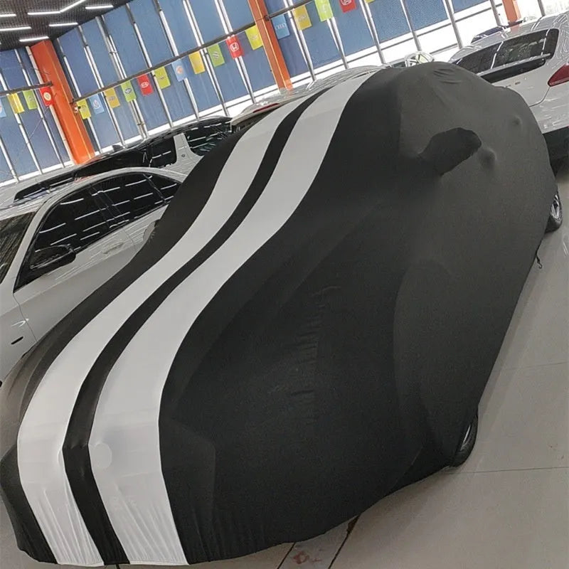 Ford Mustang car cover with elastic hem in six colour options