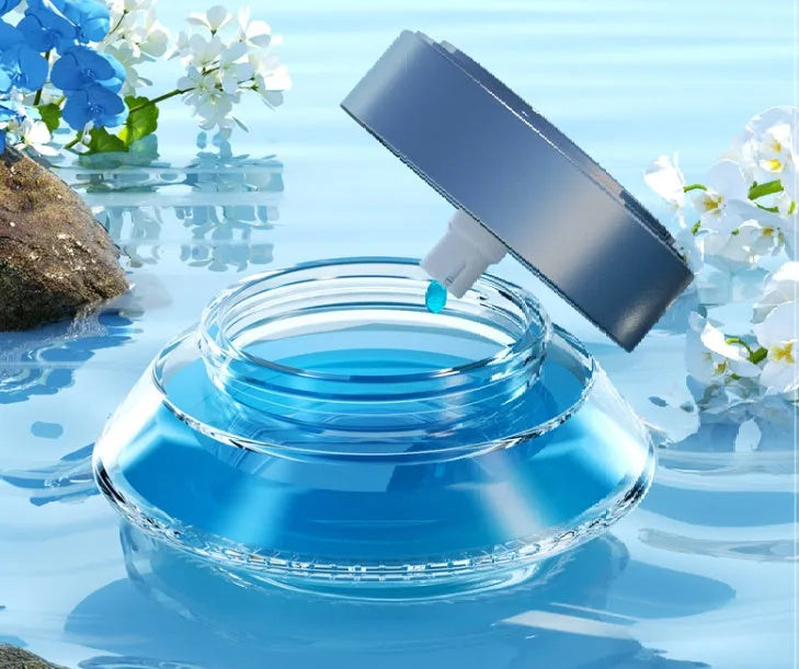 Smart spray car air freshener with USB cable and refillable 50ml fragrance bottle