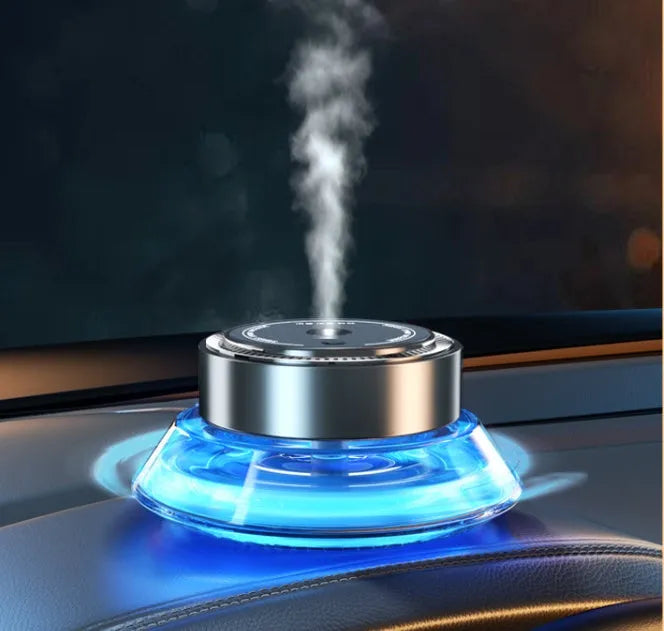 Smart spray car air freshener with USB cable and refillable 50ml fragrance bottle