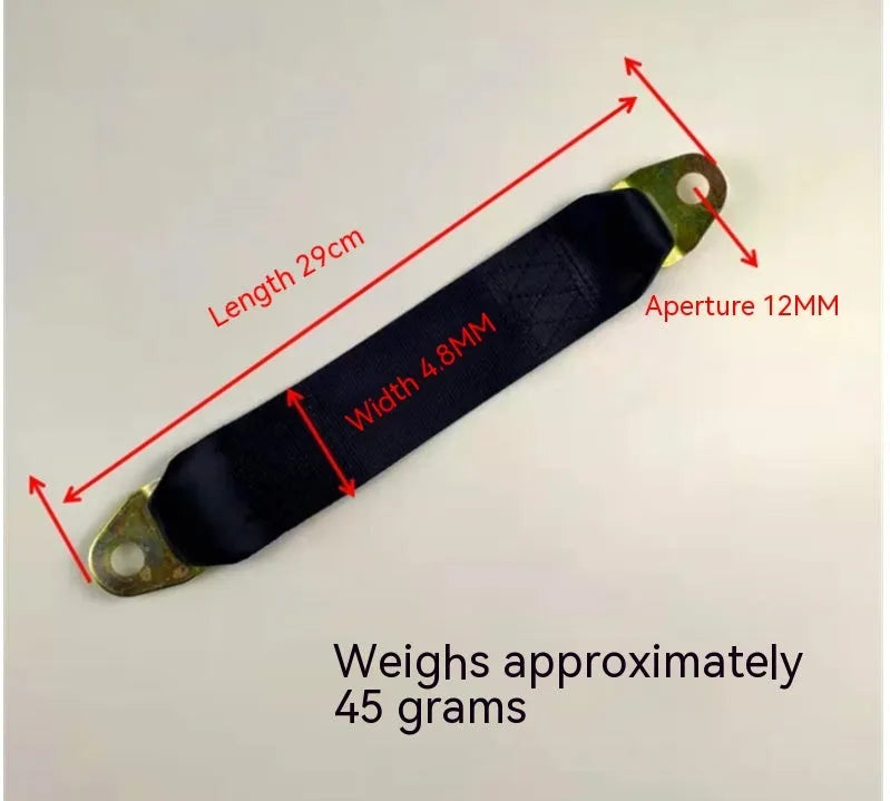 Electric door limit fixing strap replacement part for vehicle doors in three style options