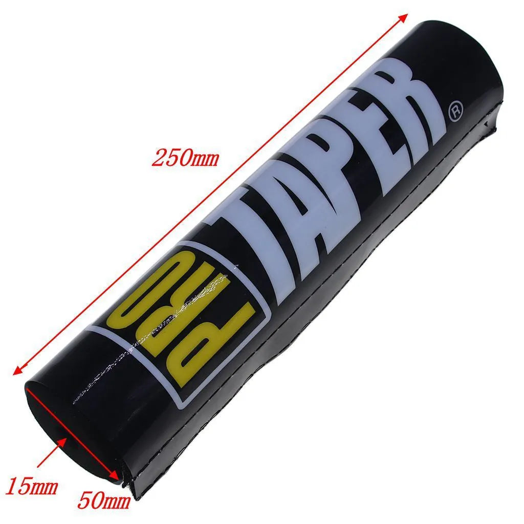 25cm motorcycle foam handlebar cover in black, blue or red for off-road protection
