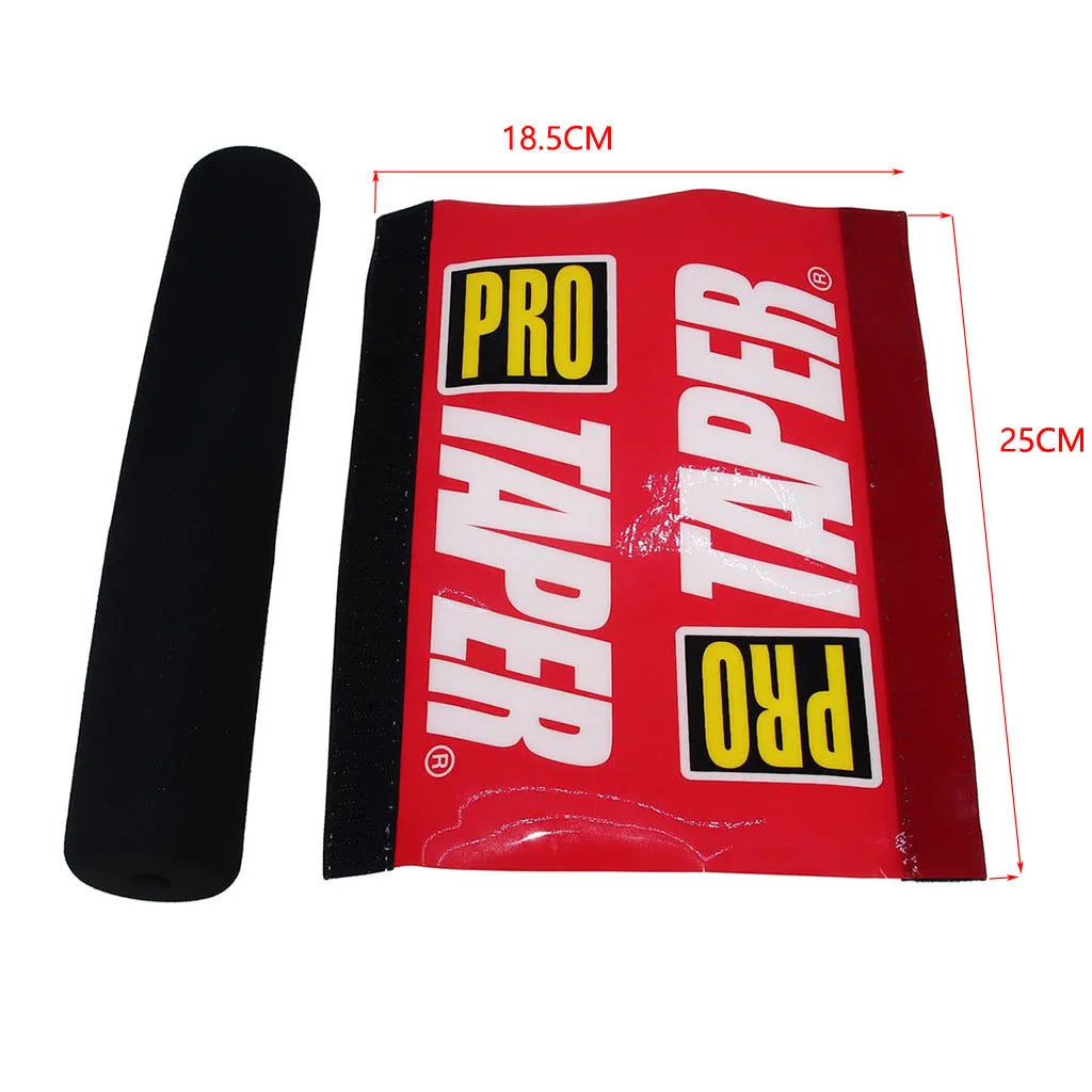 25cm motorcycle foam handlebar cover in black, blue or red for off-road protection