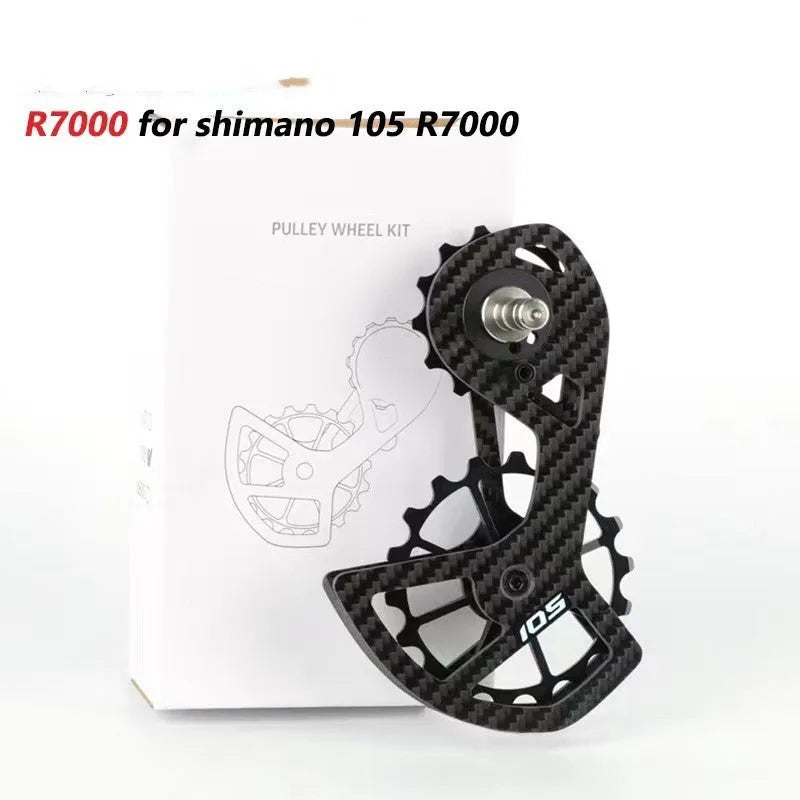 LTWOO rear derailleur pulley wheels with 13T and 18T jockey wheels for Shimano R7000 compatibility