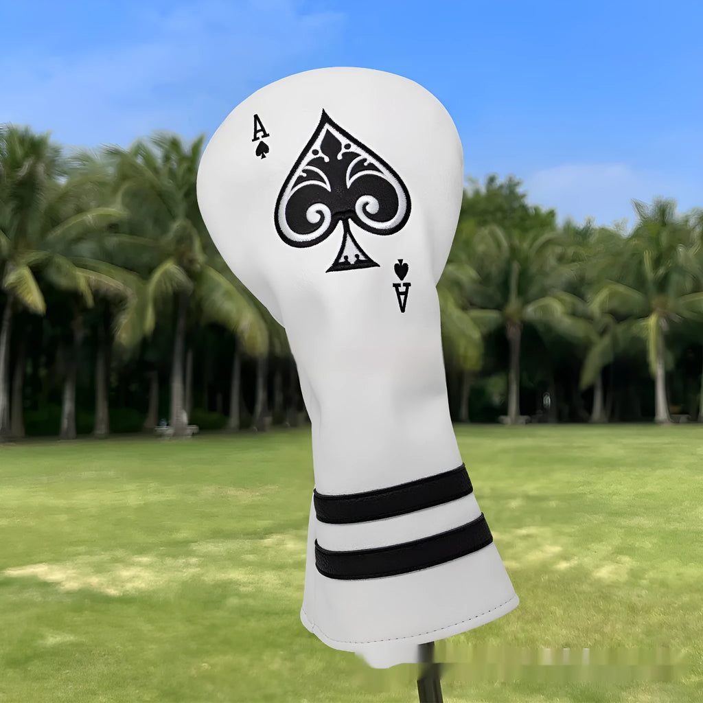 PU golf putter sleeve in one of three colour options showing single-piece construction