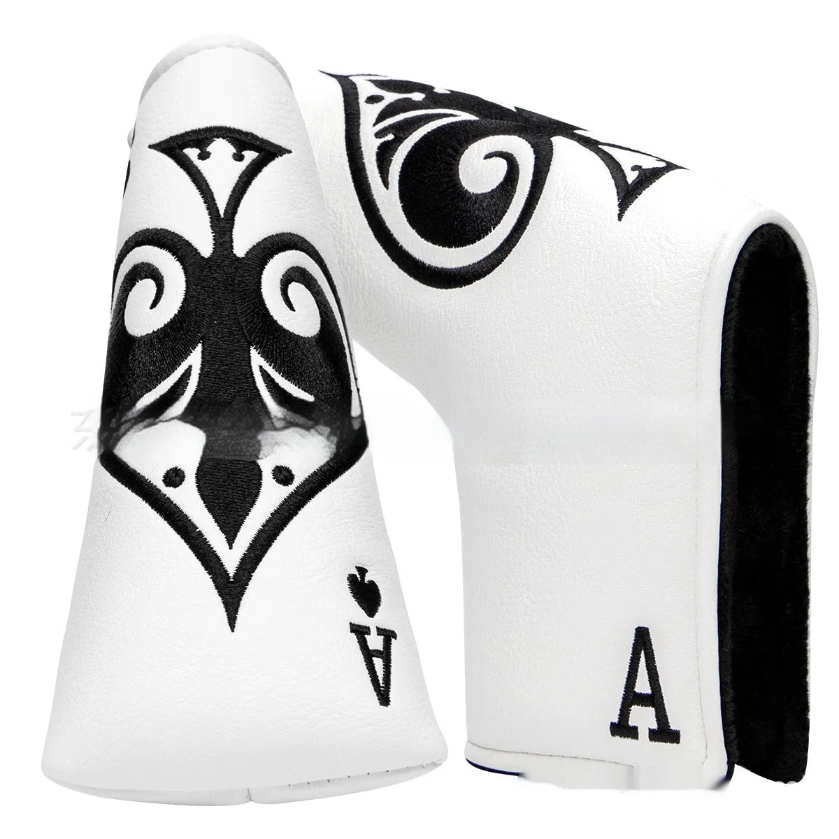PU golf putter sleeve in one of three colour options showing single-piece construction