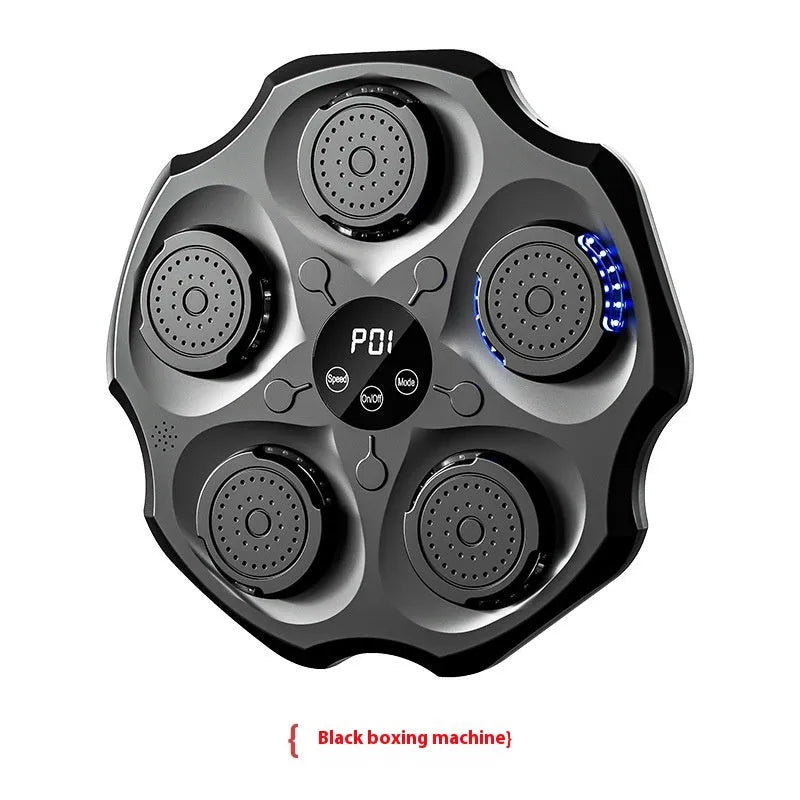 Intelligent music boxing wall target with Bluetooth connectivity and hanging design for home fitness training