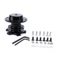 Car steering wheel quick release adapter in aluminium alloy with universal fitment