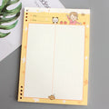 B5 loose-leaf notebook with 8-hole binder binding and PP plastic cover in multiple colour options